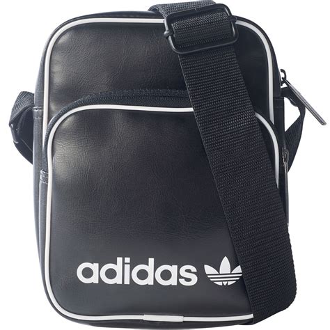 adidas umhängetasche schwarz retro vintage